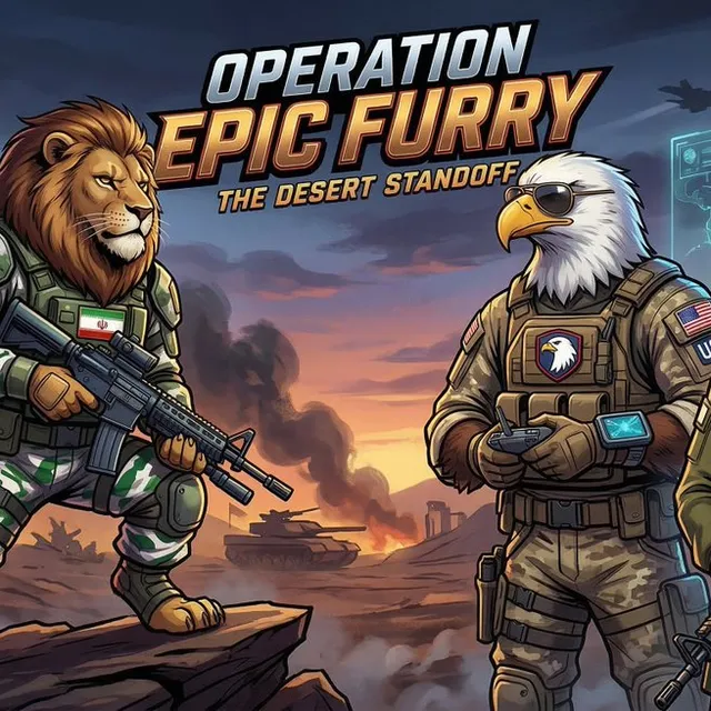 Comic / Storyboard - Operation Epic Furry Illustration Prompt