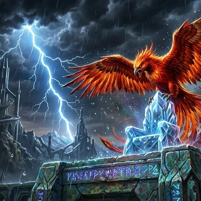 Baroque Phoenix Throne Lightning Epic