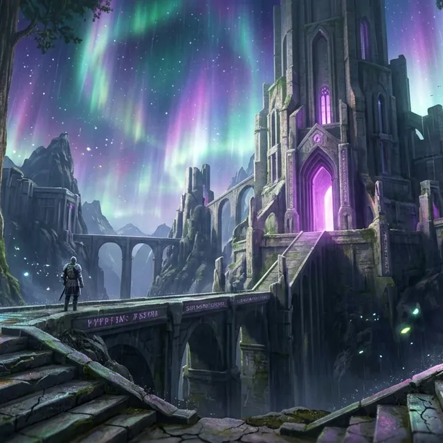 Epic Aurora Fantasy: Photorealistic Unreal Vision
