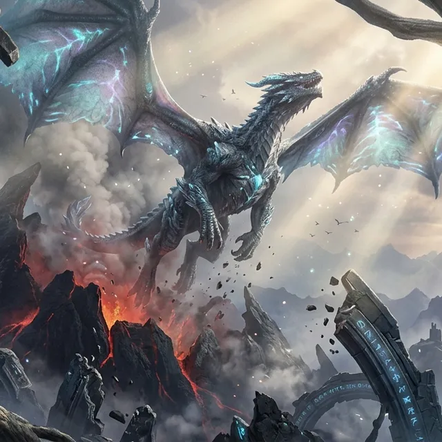 Volcanic Dragon Bioluminescent Matte Epic