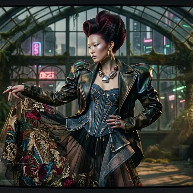 Vintage Dreamscape Haute Couture Editorial