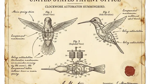 Vintage Patent Document for an Invention