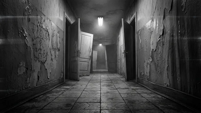 Cinematic Tenebrous Abandoned Hospital Horror
