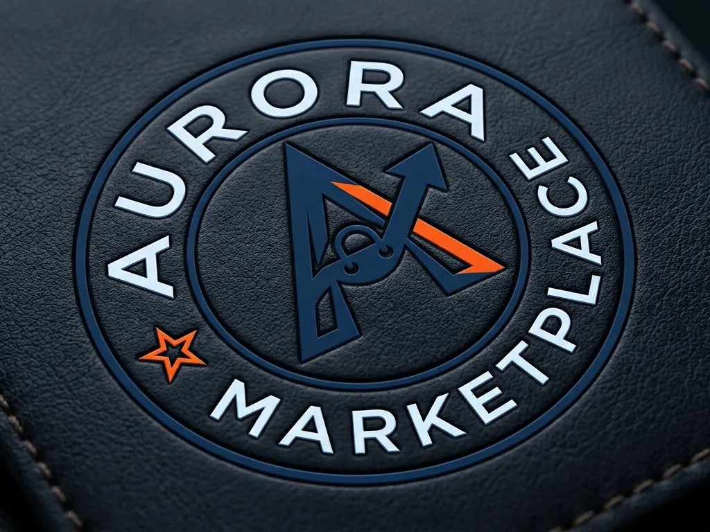 Avant-Garde Vector Logo with Neon & Leather Mockups