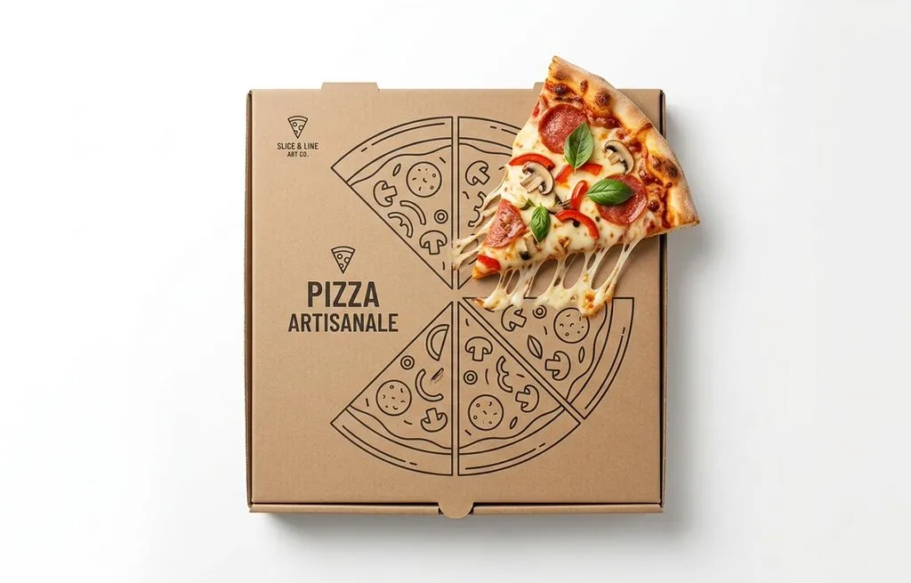 E-commerce Main Image - Minimalist Food Illustration and Photorealism Blend