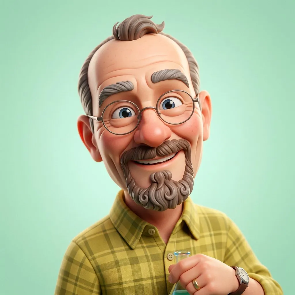 Profile / Avatar - 3D CGI Big-Head Cartoon of Harry Potter