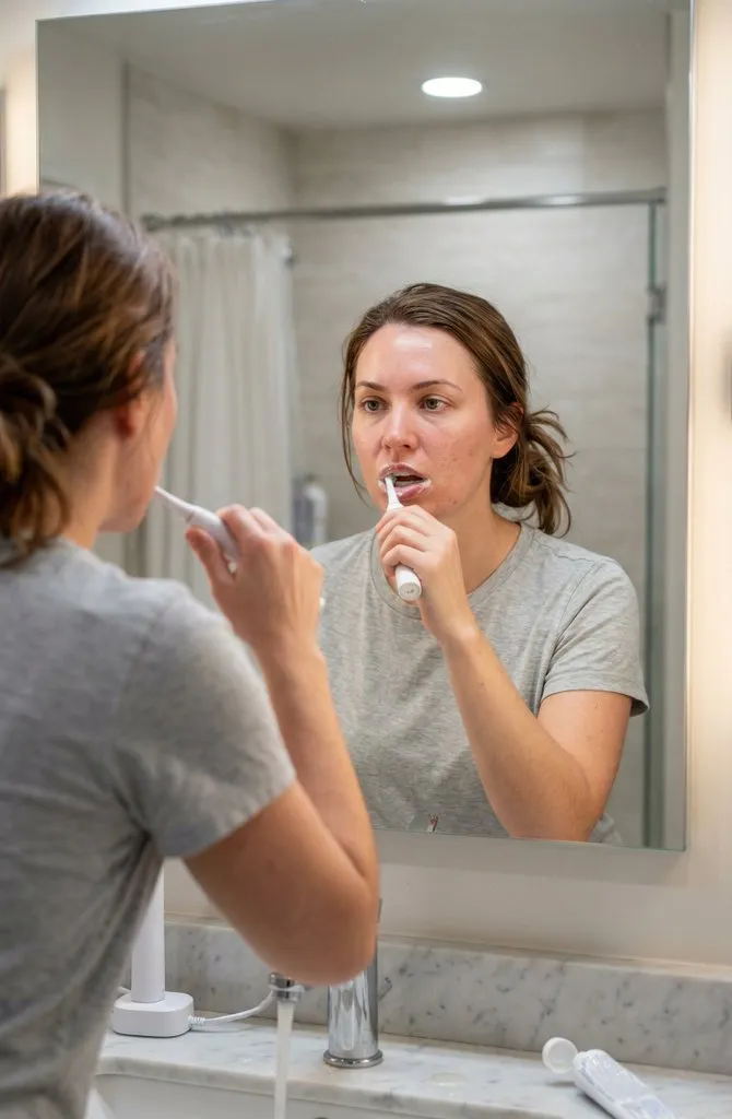 Profile / Avatar - Hyper-Photorealistic Bathroom Mirror Scene