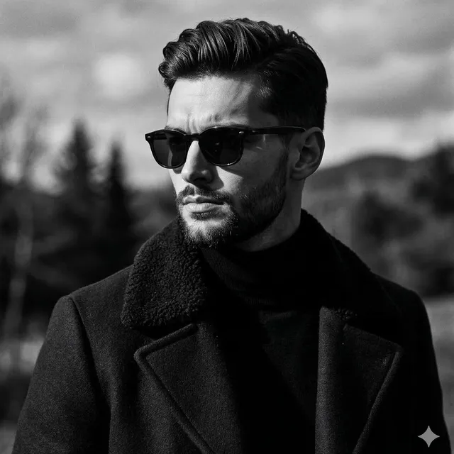 Social Media Post - High-Contrast Black and White Editorial Portrait Prompt for Nano Banana 2