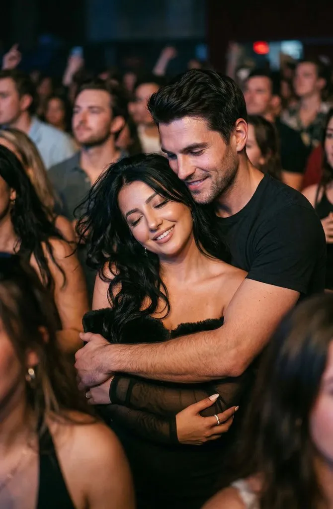 Social Media Post - Photorealistic Concert Embrace Scene