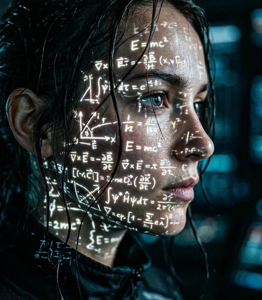 YouTube Thumbnail - Cyberpunk Science Portrait
