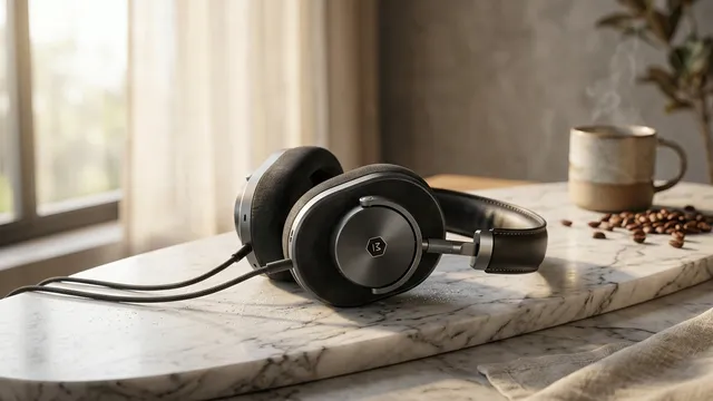 Cinematic Ultra-Premium Headphones Macro